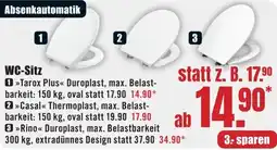 B1 Discount Baumarkt WC-Sitz Angebot