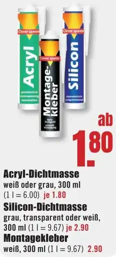 B1 Discount Baumarkt Acryl-Dichtmasse Angebot