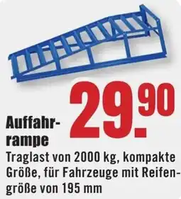 B1 Discount Baumarkt Auffahrrampe Angebot