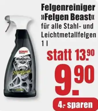 B1 Discount Baumarkt Felgenreiniger Felgen Beast Angebot