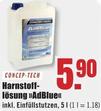 B1 Discount Baumarkt CONCEP-TECH Harnstofflösung AdBlue Angebot