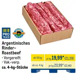 METRO Argentinisches Rinder Roastbeef Angebot