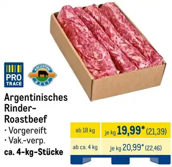 METRO Argentinisches Rinder Roastbeef Angebot