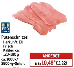 METRO Putenschnitzel Angebot