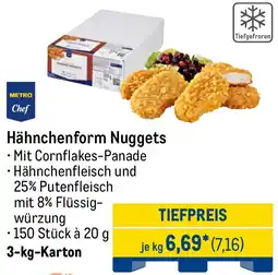 METRO METRO Chef Hähnchenform Nuggets Angebot