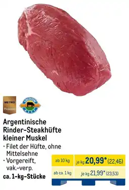 METRO METRO Premium Argentinische Rinder-Steakhüfte kleiner Muskel Angebot
