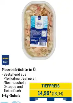 METRO METRO Chef Meeresfrüchte in Öl Angebot