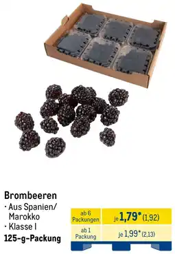 METRO Brombeeren Angebot