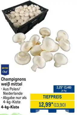 METRO METRO Chef Champignons weiß mittel Angebot