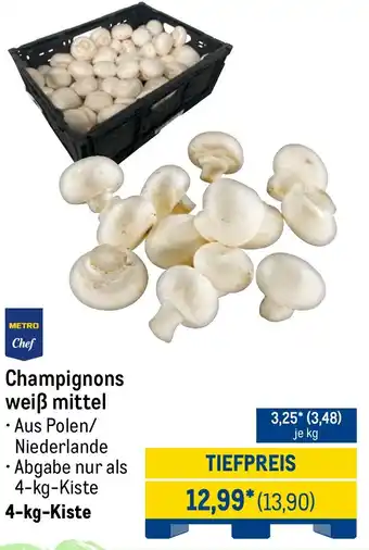 METRO METRO Chef Champignons weiß mittel Angebot