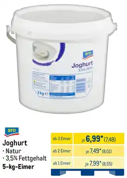 METRO aro Joghurt Angebot