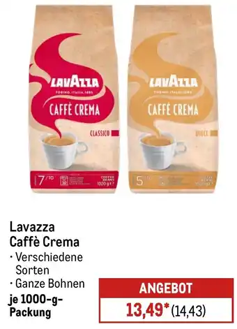 METRO Lavazza Caffè Crema Angebot