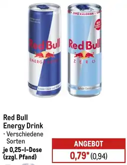 METRO Red Bull Energy Drink Angebot