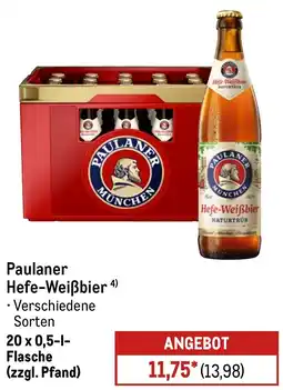 METRO Paulaner Hefe-Weißbier Angebot