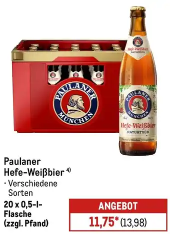 METRO Paulaner Hefe-Weißbier Angebot