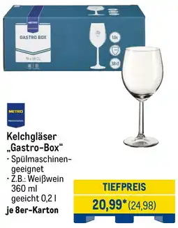 METRO METRO PROFESSIONAL Kelchgläser ,,Gastro-Box" Angebot
