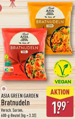 Aldi Nord ASIA GREEN GARDEN Bratnudeln Angebot