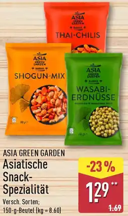 Aldi Nord ASIA GREEN GARDEN Asiatische Snack Spezialität Angebot