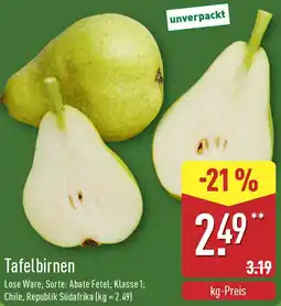 Aldi Nord Tafelbirnen Angebot