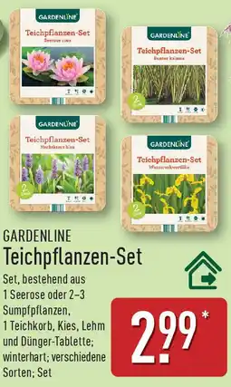 Aldi Nord GARDENLINE Teichpflanzen-Set Angebot