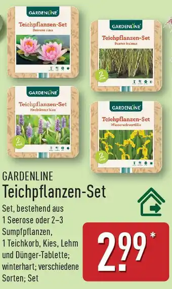 Aldi Nord GARDENLINE Teichpflanzen-Set Angebot