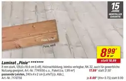 toom Baumarkt Laminat ,,Pinie“ Angebot
