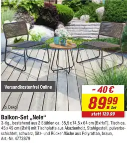 toom Baumarkt Balkon-Set ,,Nele" Angebot
