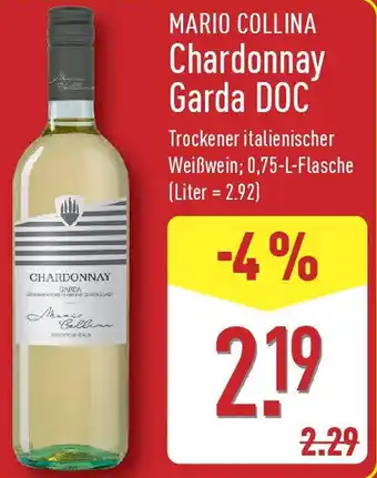 Aldi Nord MARIO COLLINA Chardonnay Garda DOC Angebot