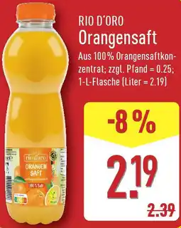 Aldi Nord RIO D'ORO Orangensaft Angebot