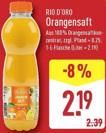 Aldi Nord RIO D'ORO Orangensaft Angebot