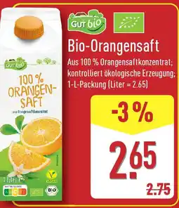 Aldi Nord Bio-Orangensaft Angebot