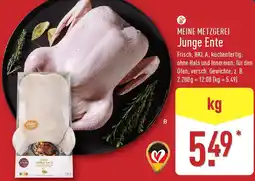 Aldi Nord MEINE METZGEREI Junge Ente Angebot