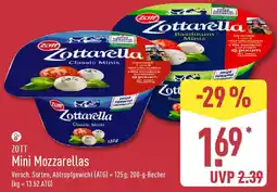 Aldi Nord ZOTT Mini Mozzarellas Angebot