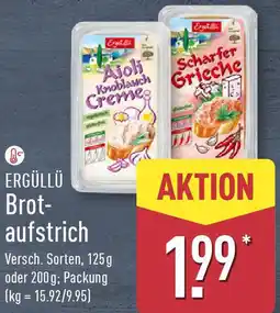 Aldi Nord ERGÜLLÜ Brotaufstrich Angebot
