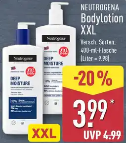 Aldi Nord NEUTROGENA Bodylotion XXL Angebot