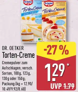 Aldi Nord DR. OETKER Torten-Creme Angebot