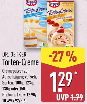 Aldi Nord DR. OETKER Torten-Creme Angebot