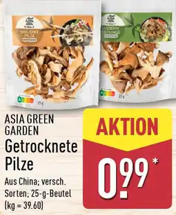 Aldi Nord ASIA GREEN GARDEN Getrocknete Pilze Angebot