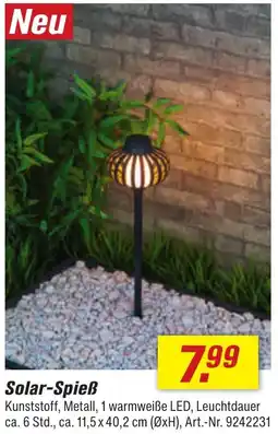 toom Baumarkt Solar-Spieß Angebot