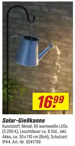 toom Baumarkt Solar-Gießkanne Angebot
