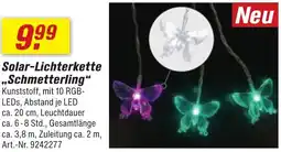 toom Baumarkt Solar-Lichterkette ,,Schmetterling" Angebot