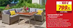 toom Baumarkt Loungemöbel-Set ,,Francesca" Angebot