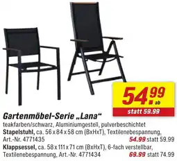 toom Baumarkt Gartenmöbel-Serie „Lana" Angebot