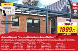 toom Baumarkt Komplettbausatz Terrassenüberdachung „Legend Edition“ Angebot