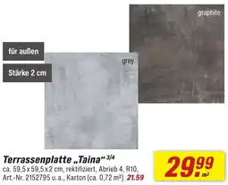 toom Baumarkt Terrassenplatte „Taina" Angebot