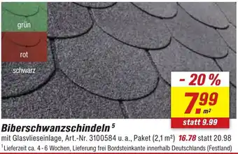 toom Baumarkt Biberschwanzschindeln Angebot