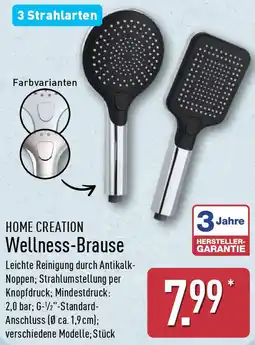 Aldi Nord HOME CREATION Wellness-Brause Angebot