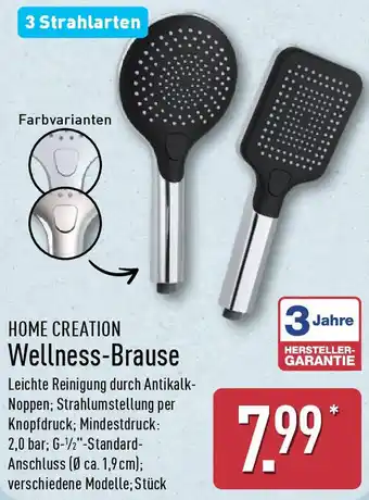 Aldi Nord HOME CREATION Wellness-Brause Angebot