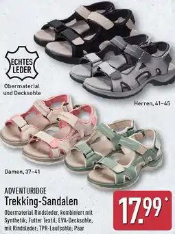 Aldi Nord ADVENTURIDGE Trekking-Sandalen Angebot