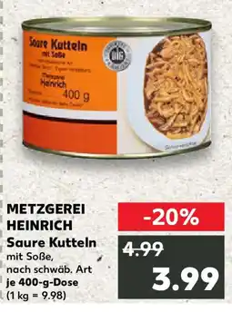Kaufland METZGEREI HEINRICH Saure Kutteln Angebot